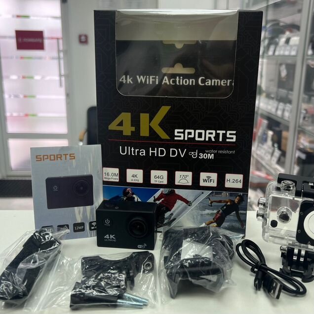 Экшн-камера Sports Ultra HD DV 4K новая