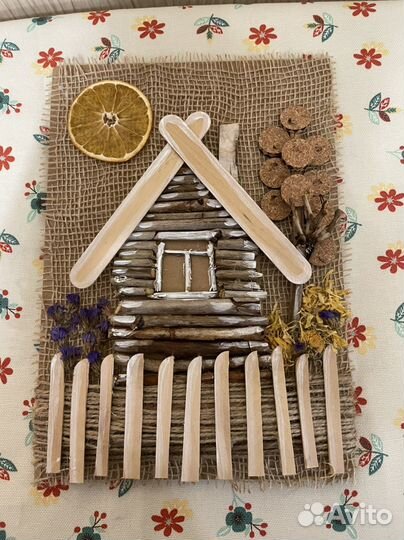 Поделка из природных материалов для сада, школы