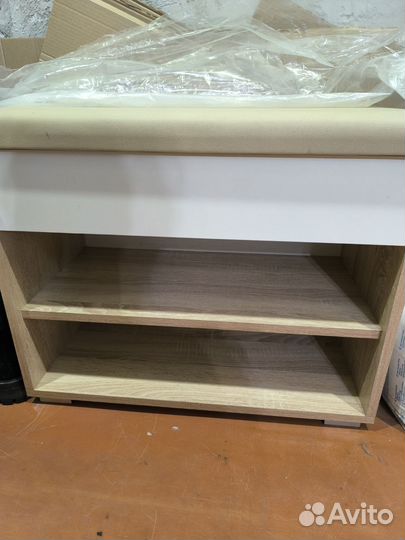 Тумба для обуви с сиденьем