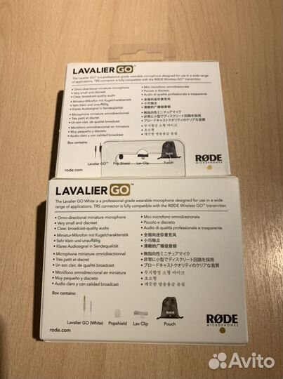 Микрофон петличный rode Lavalier GO