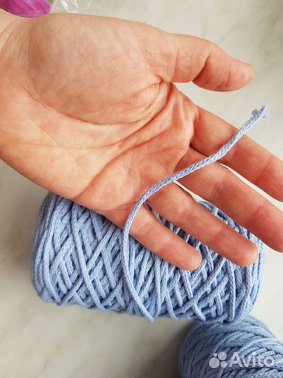 Хлопковый шнур 3 мм