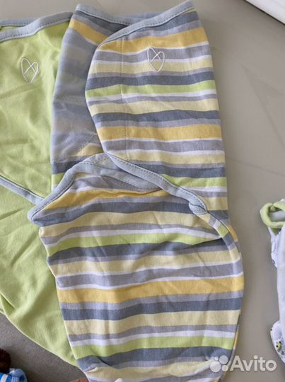 Пеленка кокон на липучках SwaddleMe из органическо