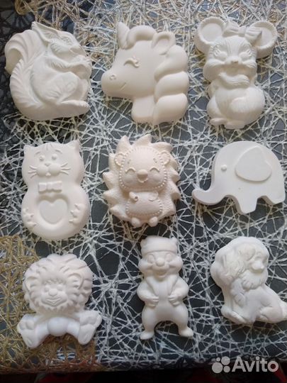 Гипсовые фигурки для раскрашивания