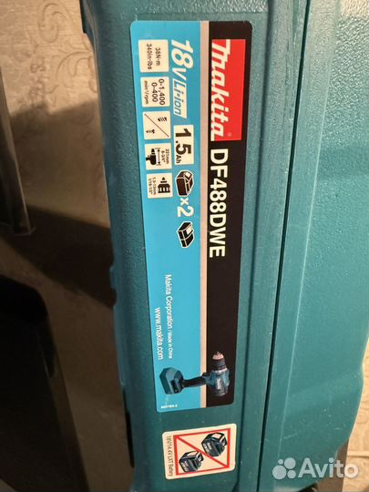 Шуруповерт makita 18v оригинал