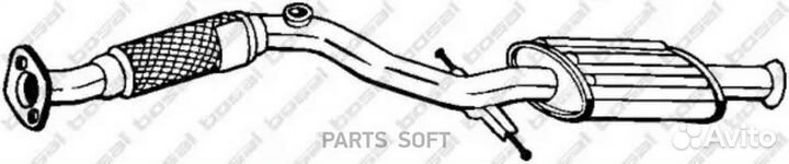 Предглушитель hyundai Matrix 1,6 06/01