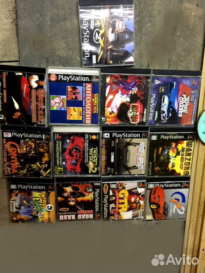 Playstation 1 игры на дисках
