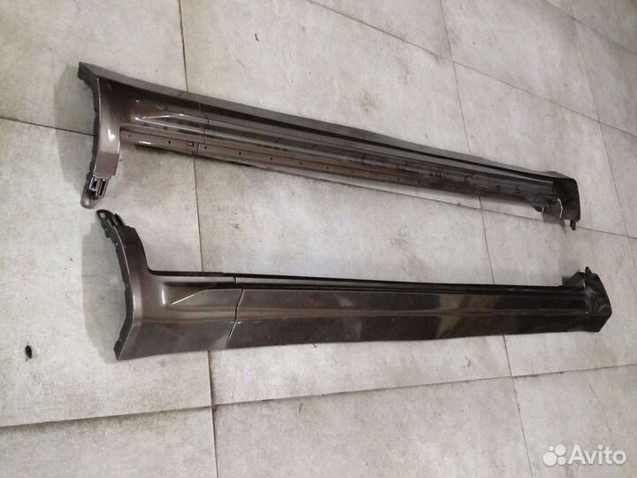 Накладки порогов на Volvo Xc 90 New с 2015-2020 го