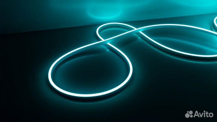 Гибкий неон 12вольт. шаг реза 1 См 6*12 и 8*16мм