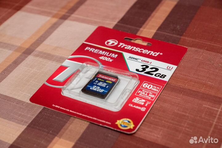 Transcend sdhc UHS-1 Premium 32Гб Made in Taiwan