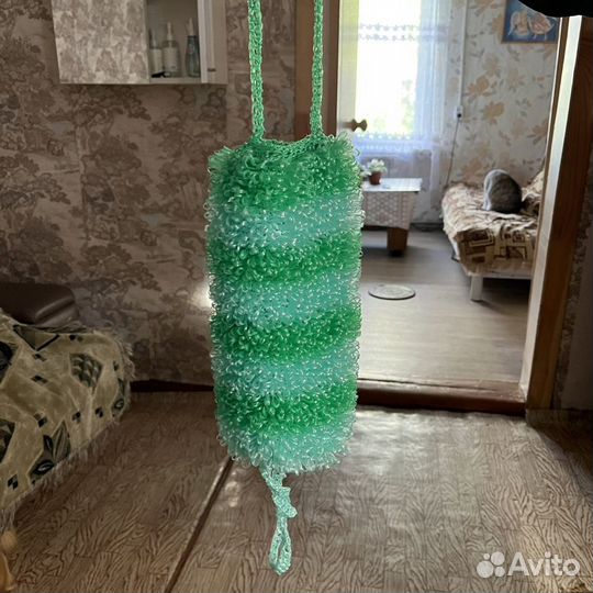 Мочалка вязаная