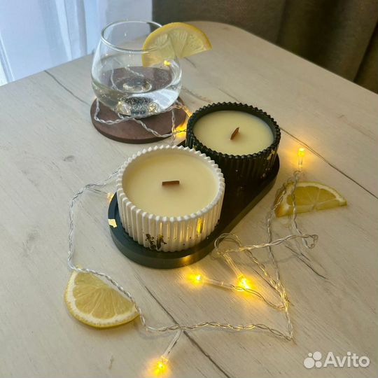 Ароматизированные свечи ручной работы