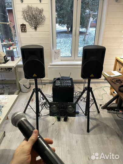 Аренда, прокат звукового оборудования, колонки