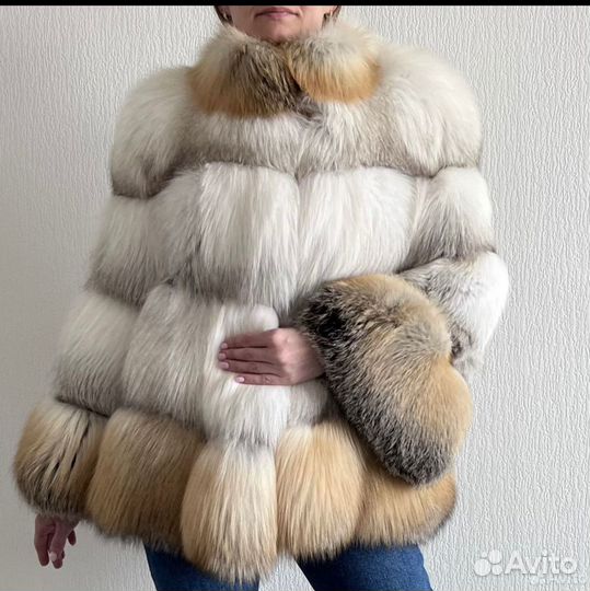 Шуба натуральная лиса
