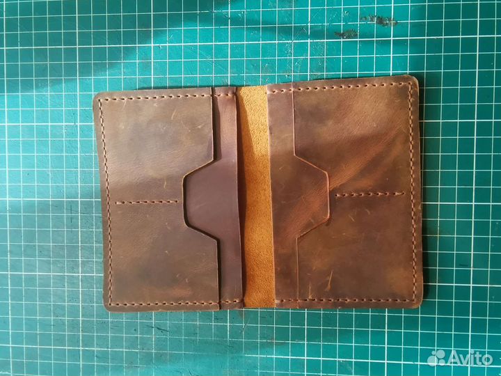 Обложка на паспорт натуральная кожа