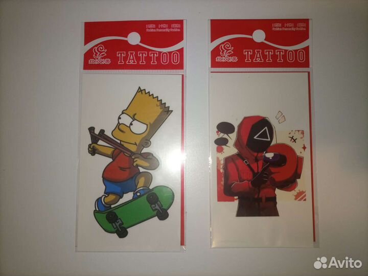 Переводные татуировки. Маленькие