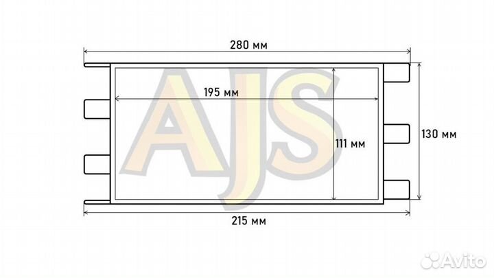 Радиатор масляный трансмиссионный *серия 500*