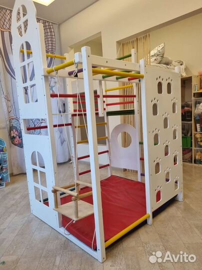 Детский двухэтажный спортивный комплекс Гулливер