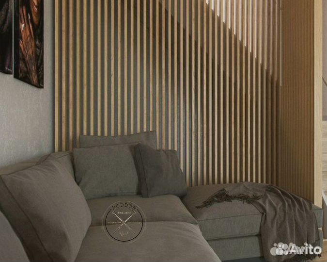 Деревянные перегородки и рейки под заказ