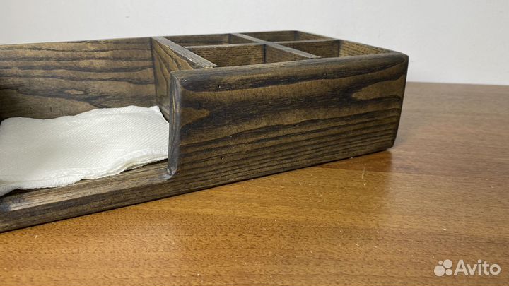 Подставка для салфеток деревянная