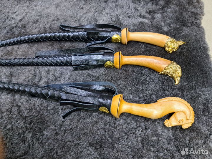 Нагайка подарочная с художественным литьем