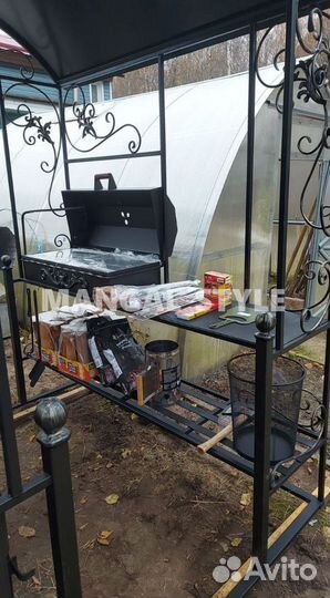 Беседка с мангалом