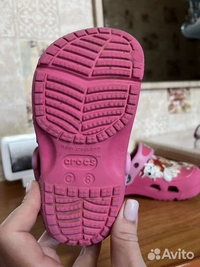 Crocs тапочки детские