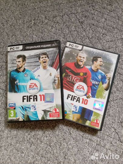 Диски Fifa 10, Fifa 11 для пк