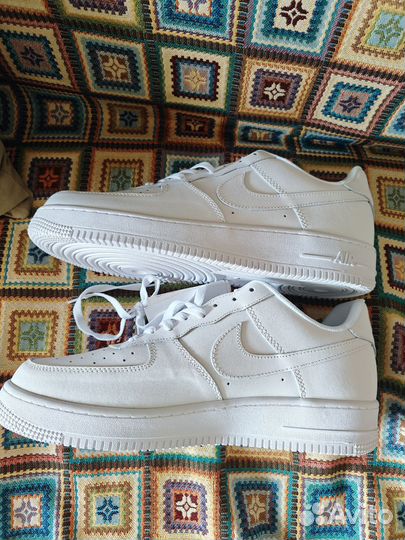 Кроссовки мужские Nike air force 1, 47 рр, белые