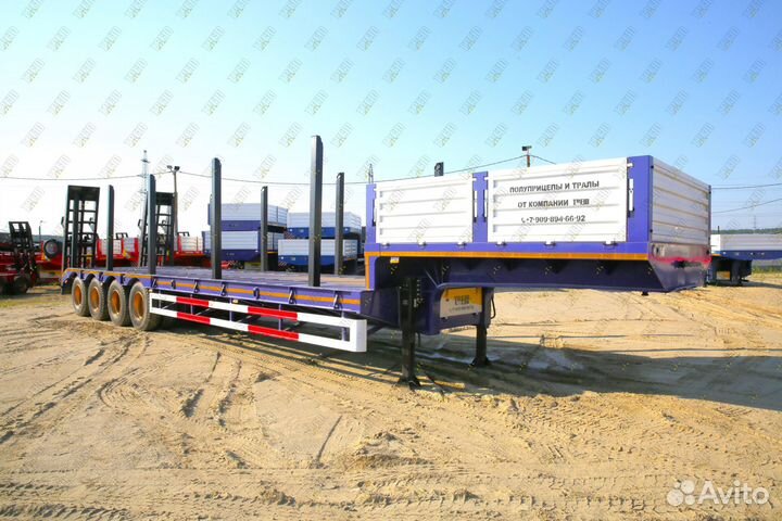 Полуприцеп трал (тяжеловоз) AMUR LYR9907TDP, 2025