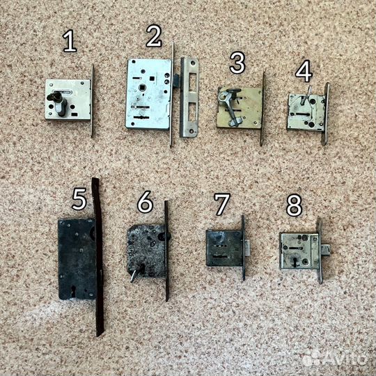 Замки врезные дверные СССР