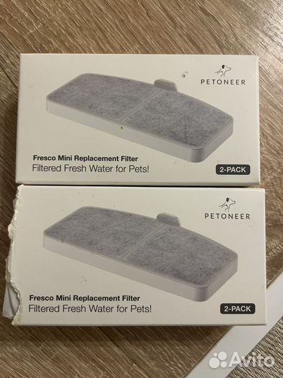 4 сменных фильтра для поилки Petoneer Fresco Mini