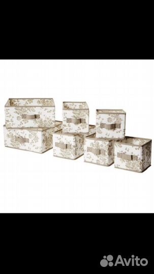 Коробки икеа для хранения разные новые складные