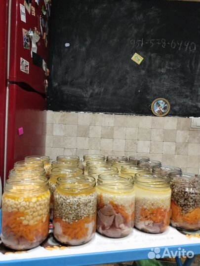 Тушенка. Каши.Молоко