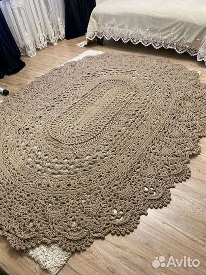 Ковер ручной работы, вязаный