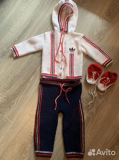 Вязанный костюм