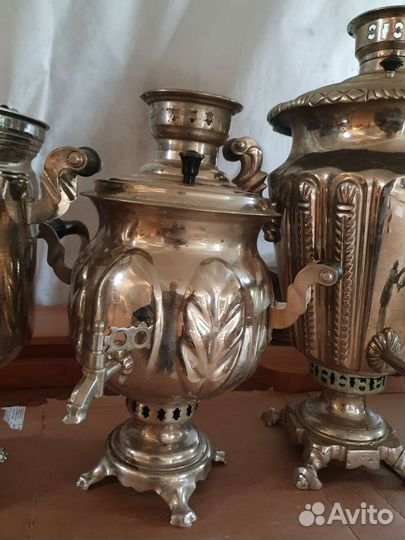 Самовар угольный старинный царский СССР