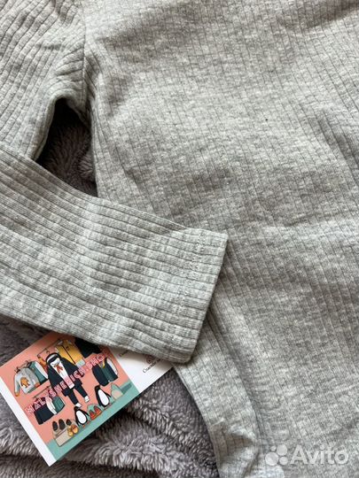 Боди в рубчик h&m 86