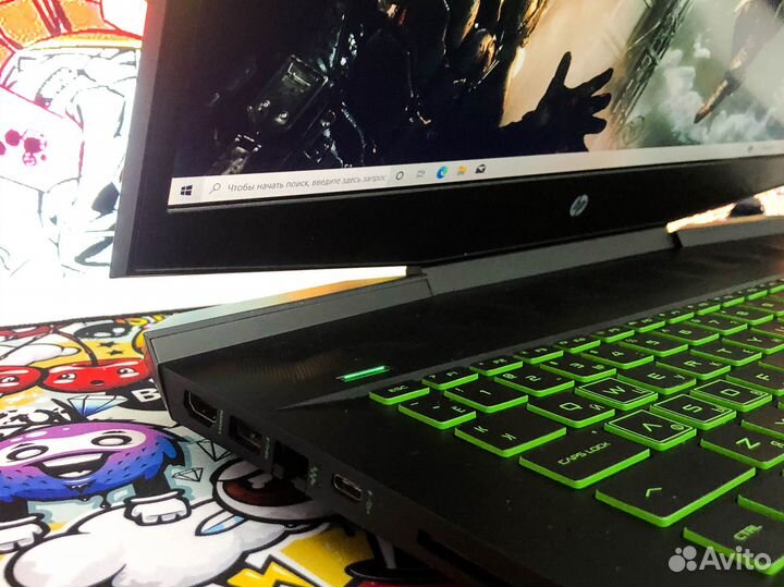 Ноутубук HP для игр и монтажа I5 / RTX 3060