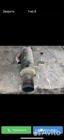 Глушитель прямоточный