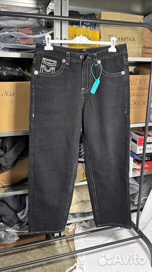 Джинсы True Religion Y2K широкие черные