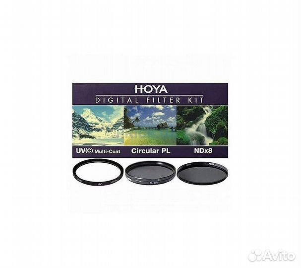 Набор из 3 фильтров Hoya (UV(C) HMC Multi, PL-CIR