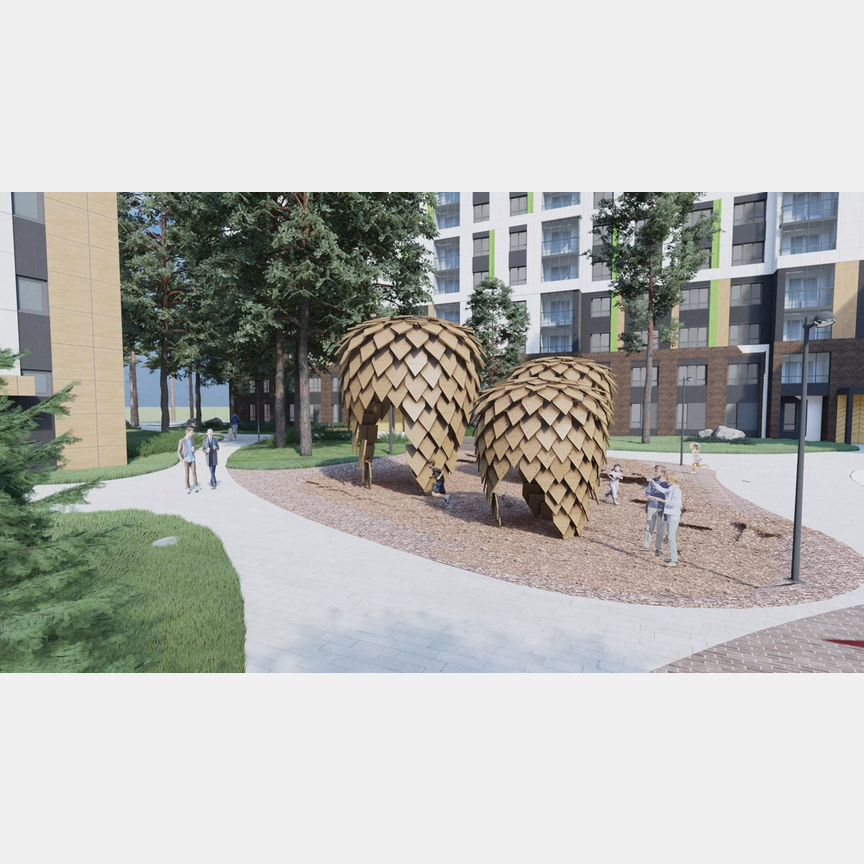 2-к. квартира, 65,1 м², 7/17 эт.