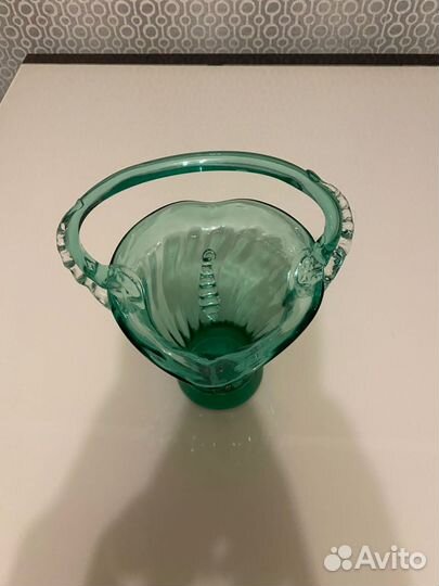 Конфетница,салатница,цветное стекло СССР