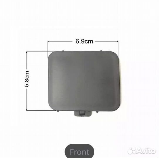 Заглушка бампера BMW 5 E60 для M tech (букс.Крюка)