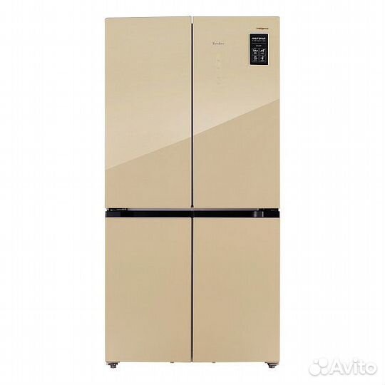 Холодильник tesler RCD-545I beige glass
