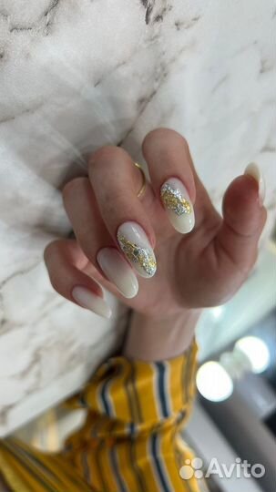 Маникюр, гель лак, наращивание, укрепление