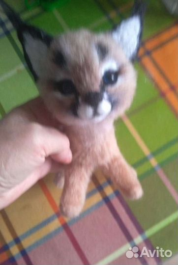 Вяленые игрушки из шерсти