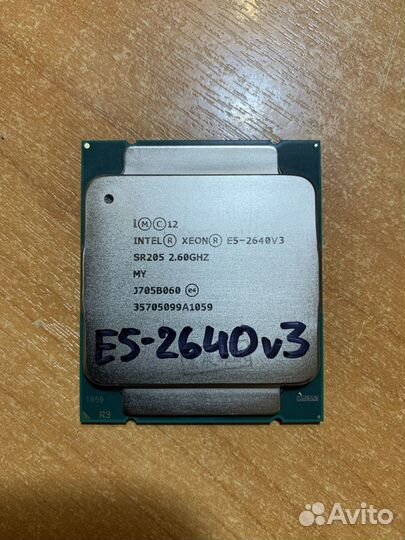 Процессор 2011v3 Xeon E5-2640v3 2.6-3.4GHz 8/16