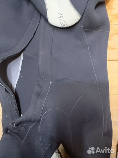 Водолазный костюм зимний 4 мм неопрен мокрый