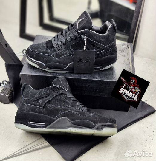 Nike Air Jordan 4 Kaws Black